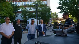 Противопожарен дрон бе демонстриран на празника на огнеборците в Монтана