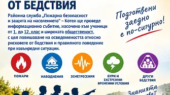 РСПБЗН – Котел организира информационно събитие за повишаване на готовността при бедствия