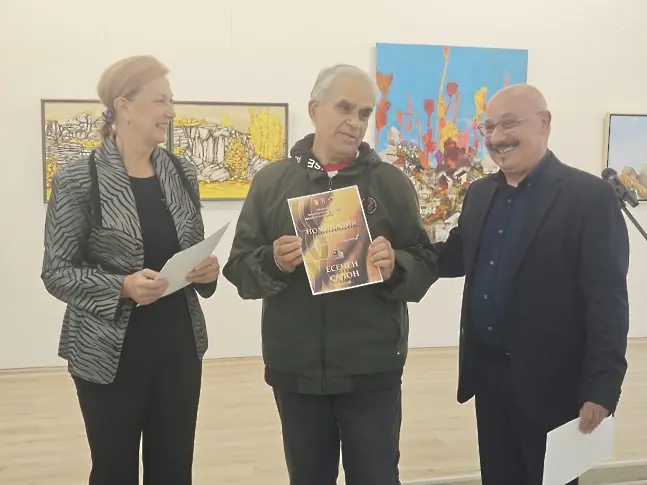 Скулпторът Антон Георгиев е тазгодишният носител на наградата „Св. Пимен Зограф“ 