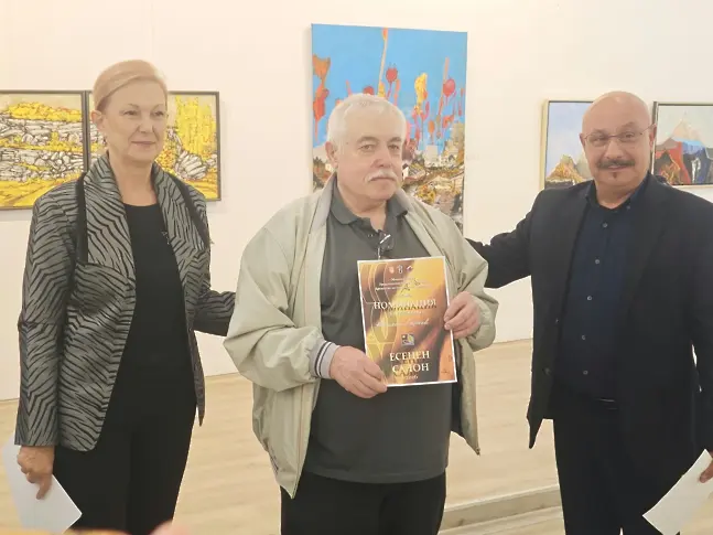 Скулпторът Антон Георгиев е тазгодишният носител на наградата „Св. Пимен Зограф“ 