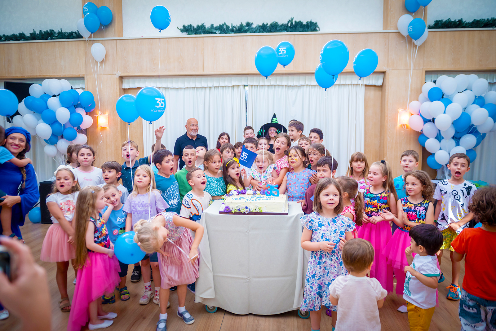 Детски празник за 35-я рожден ден на фирма Комфорт