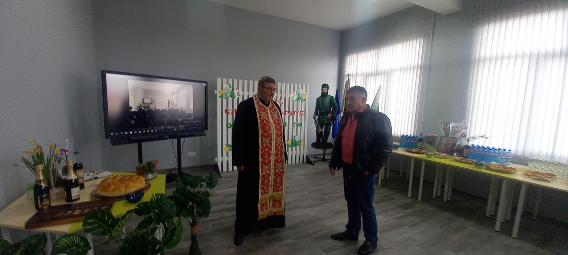 В ОУ „Хр. Ботев“ с. Милковица откриха нова конферентна зала