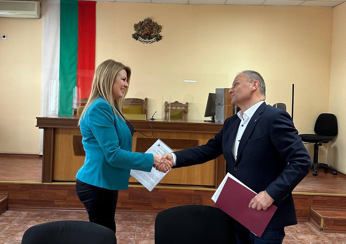 Меморандум за сътрудничество подписаха ДФСГ „ИНТЕЛЕКТ“ и Районен съд – Плевен