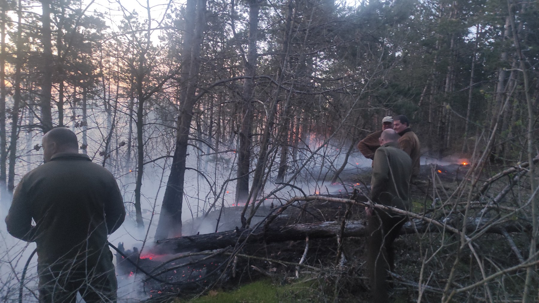 Пети ден пожар бушува край Девня (СНИМКИ)